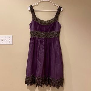 Elegant Purple Evening Dress